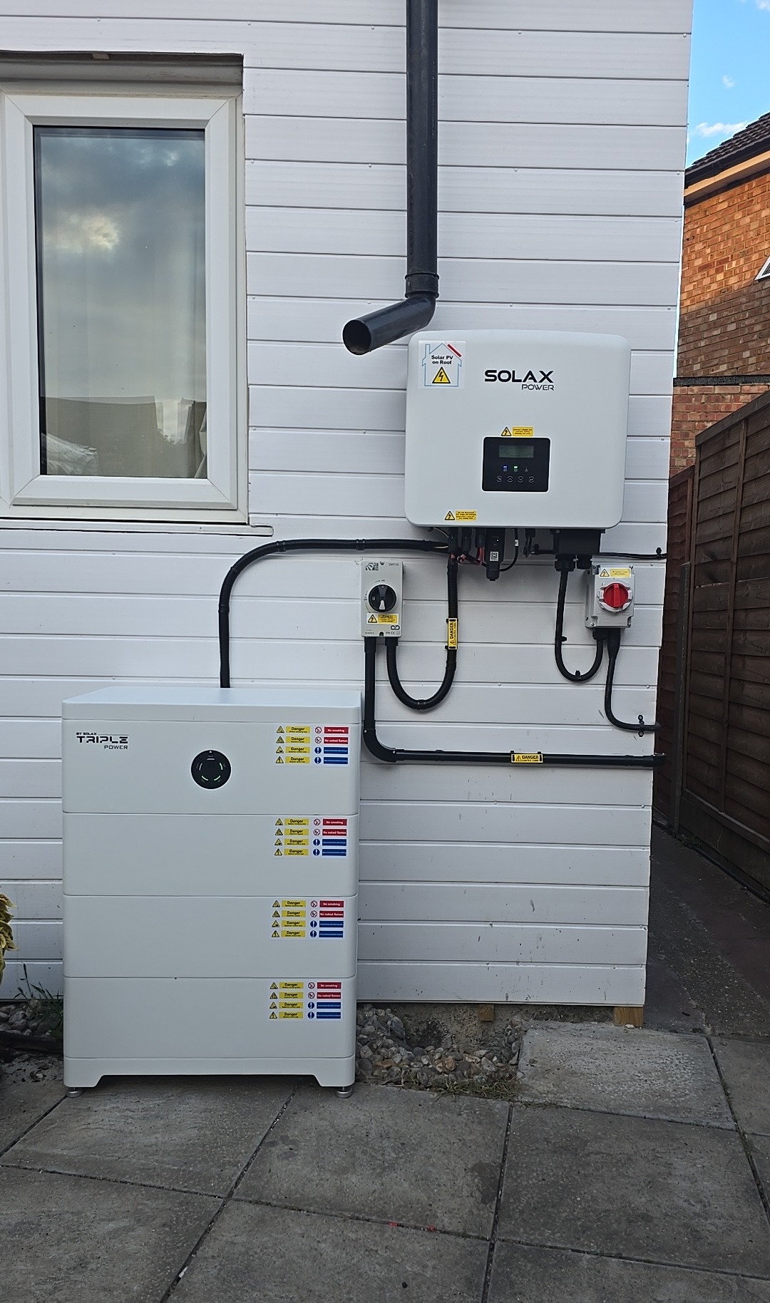 SolaX battery installation