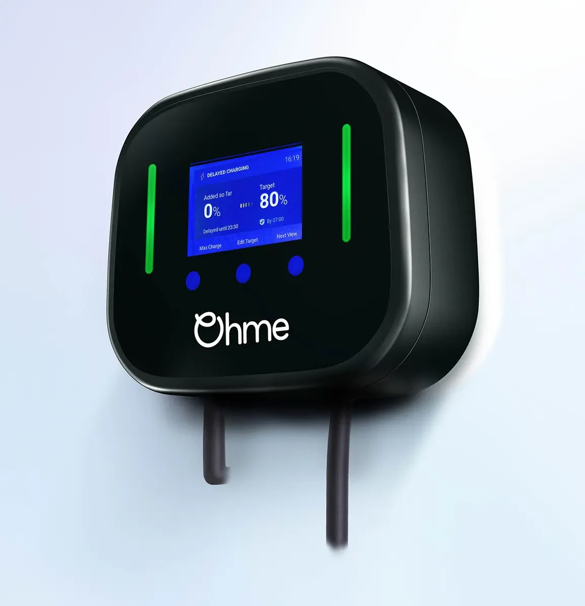 Ohme Home Pro 7.4kW Smart EV Charger with Interactive LCD Screen
