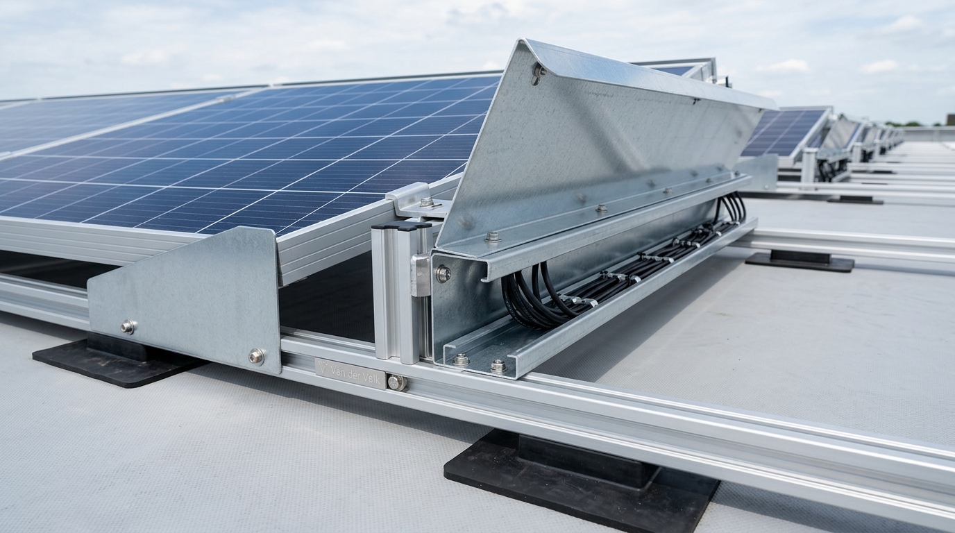 Van der Valk flat roof aerodynamic system