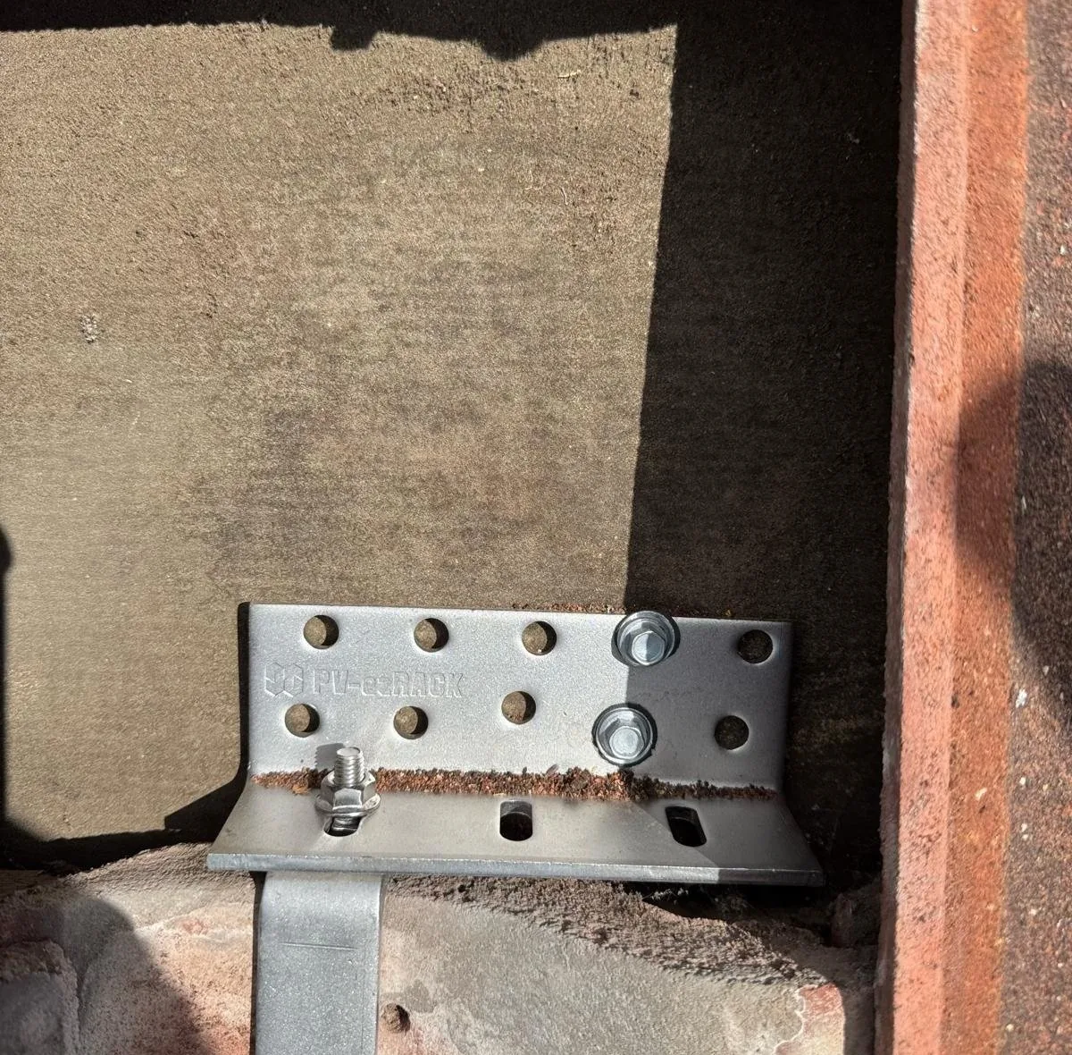Pantile roof hooks anchored to rafters at Bishops Stortford